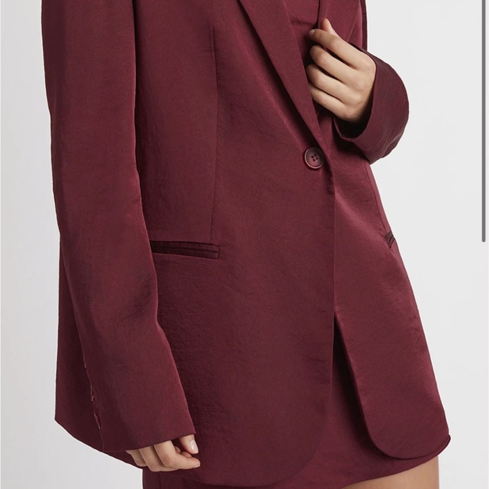 Choosy Lexie Blazer Plum NWT